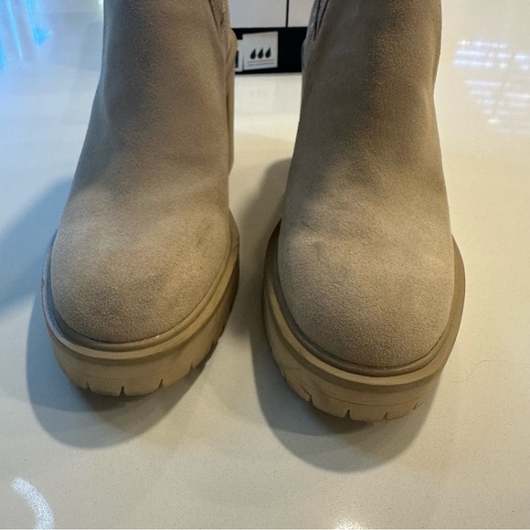 Dolce Vita Caster Dune Suede Waterproof Booties - Picture 9 of 12